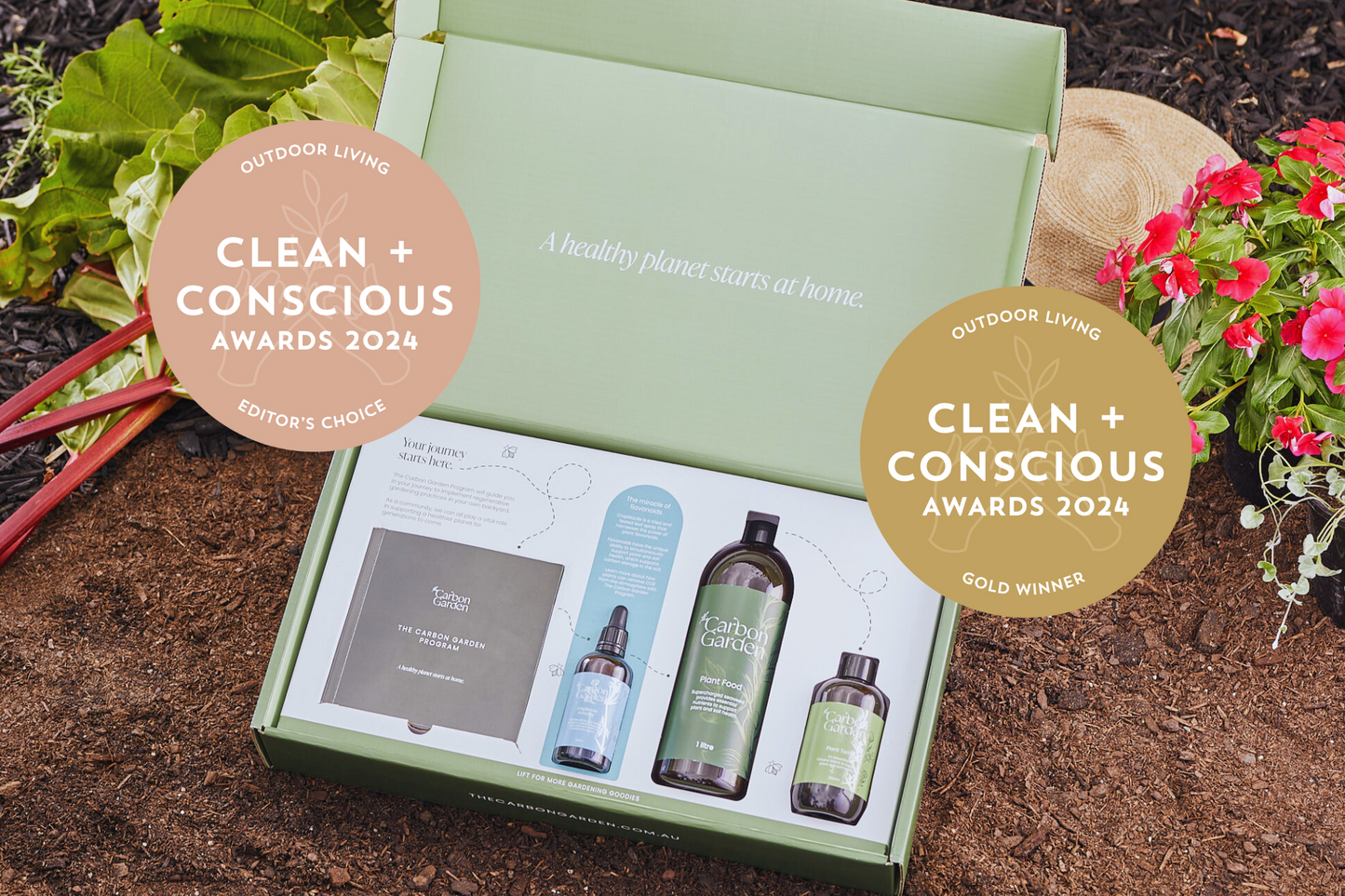 The Carbon Garden Kit Wins Gold and Editor’s Choice at 2024 Clean + Conscious Awards